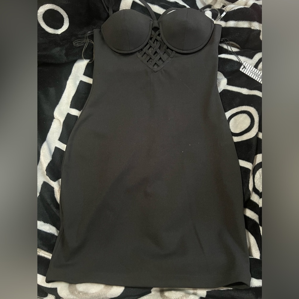 NWT black mini dress